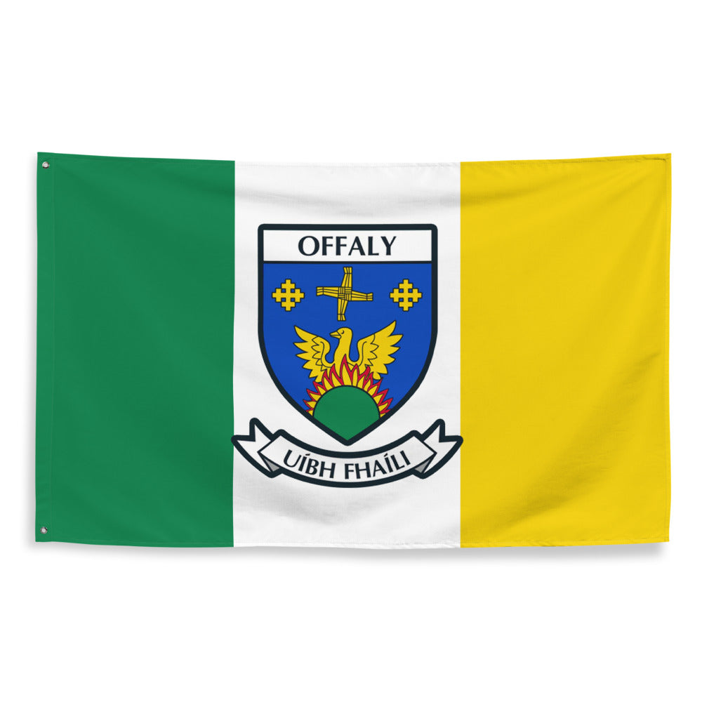 Offaly Flag County Crest County Wear