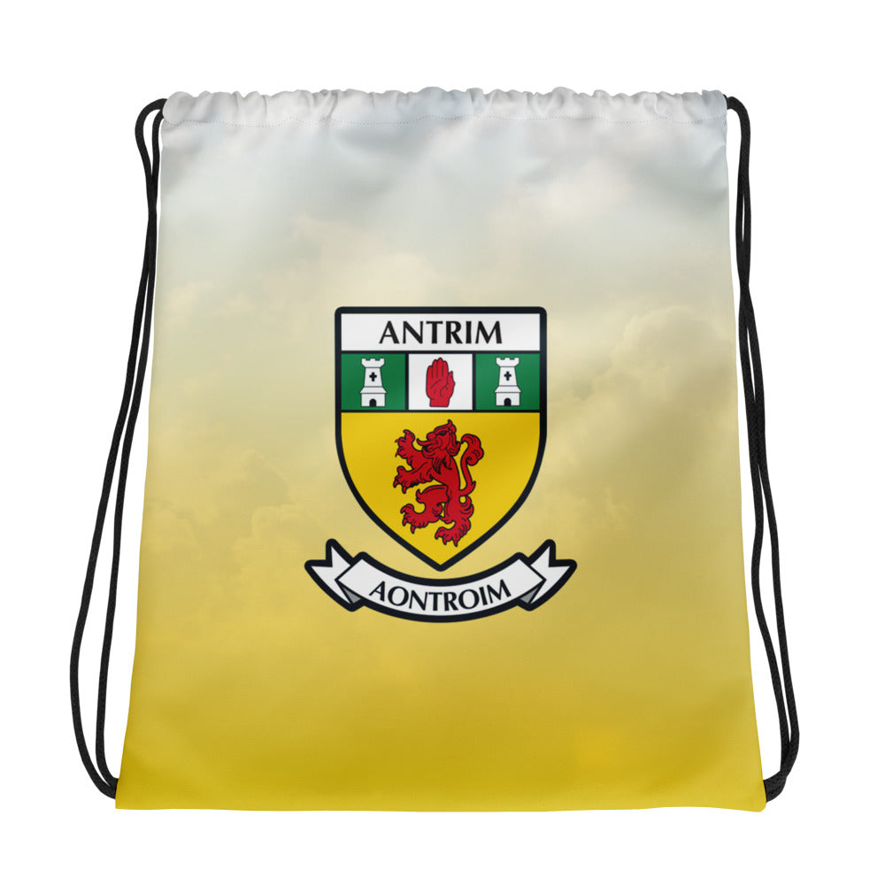 County Antrim Supporters Crest Drawstring Bag County Wear