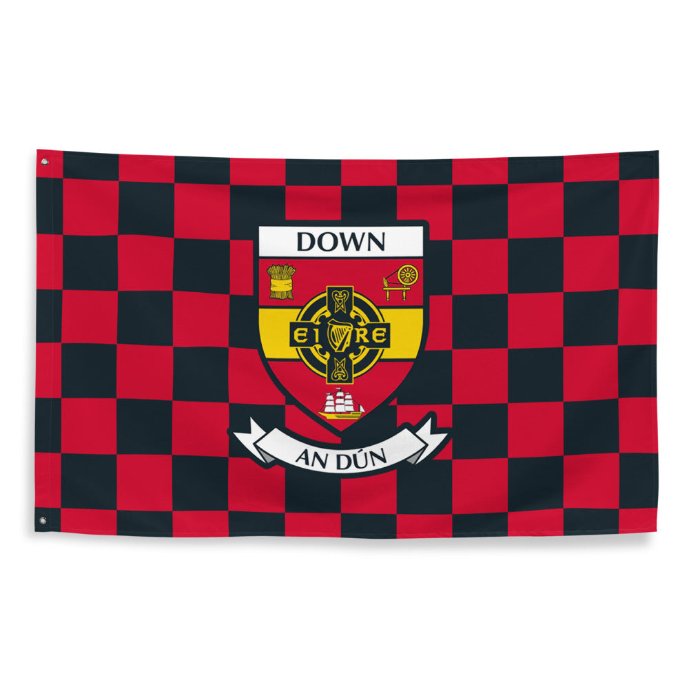 Down Flag Chequered County Wear