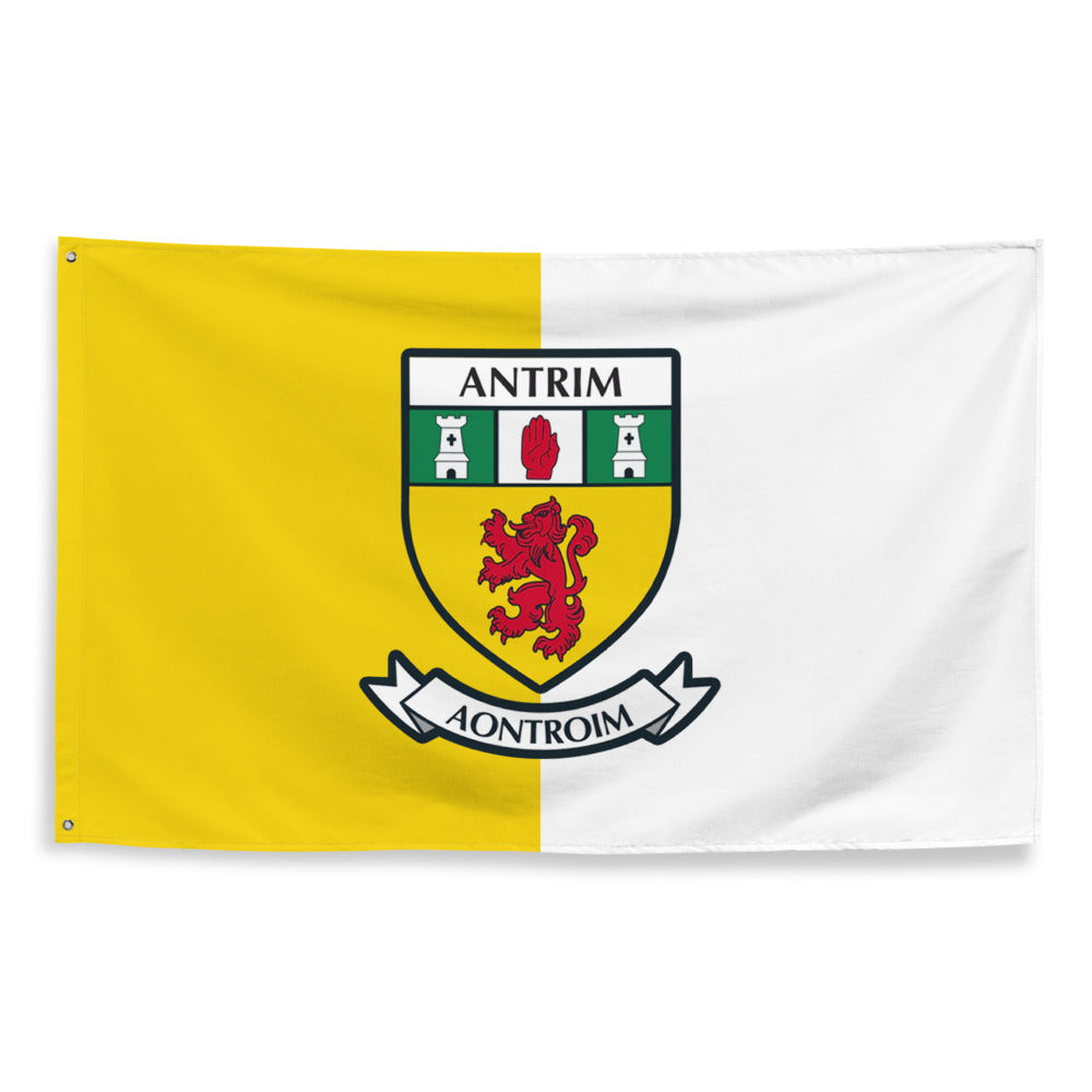 Antrim Flag County Crest County Wear