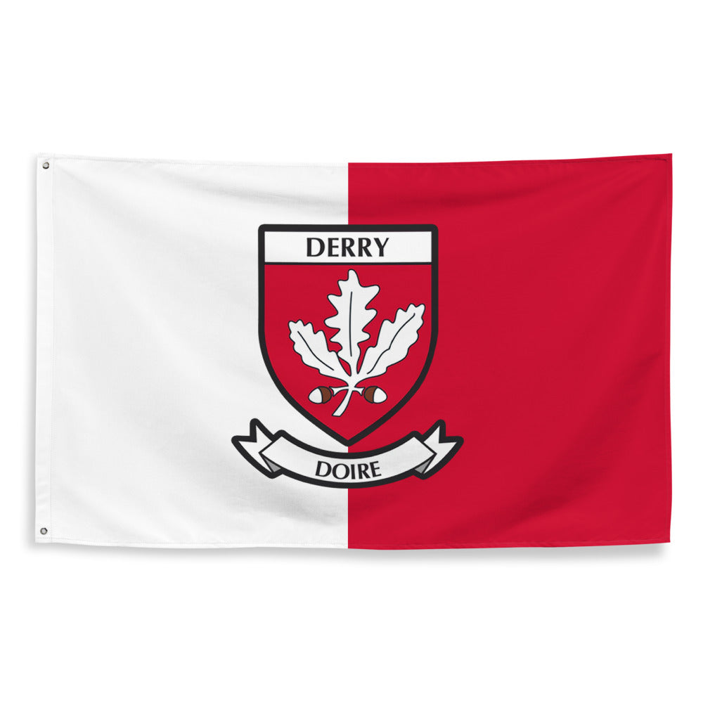 Derry Flag County Crest County Wear
