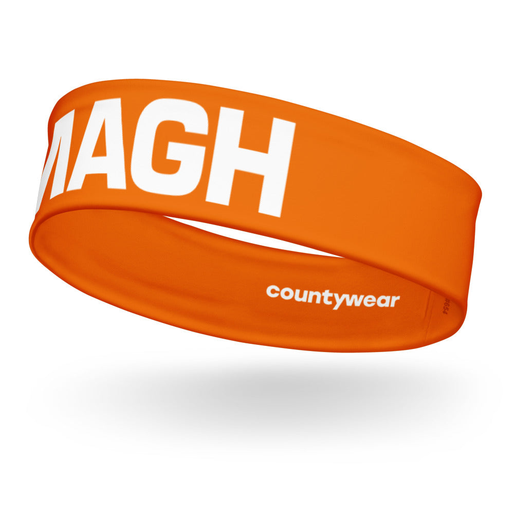 Armagh Headband Orange And White County Wear