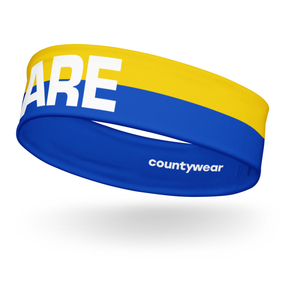 Clare Headband Yellow And Blue County Wear