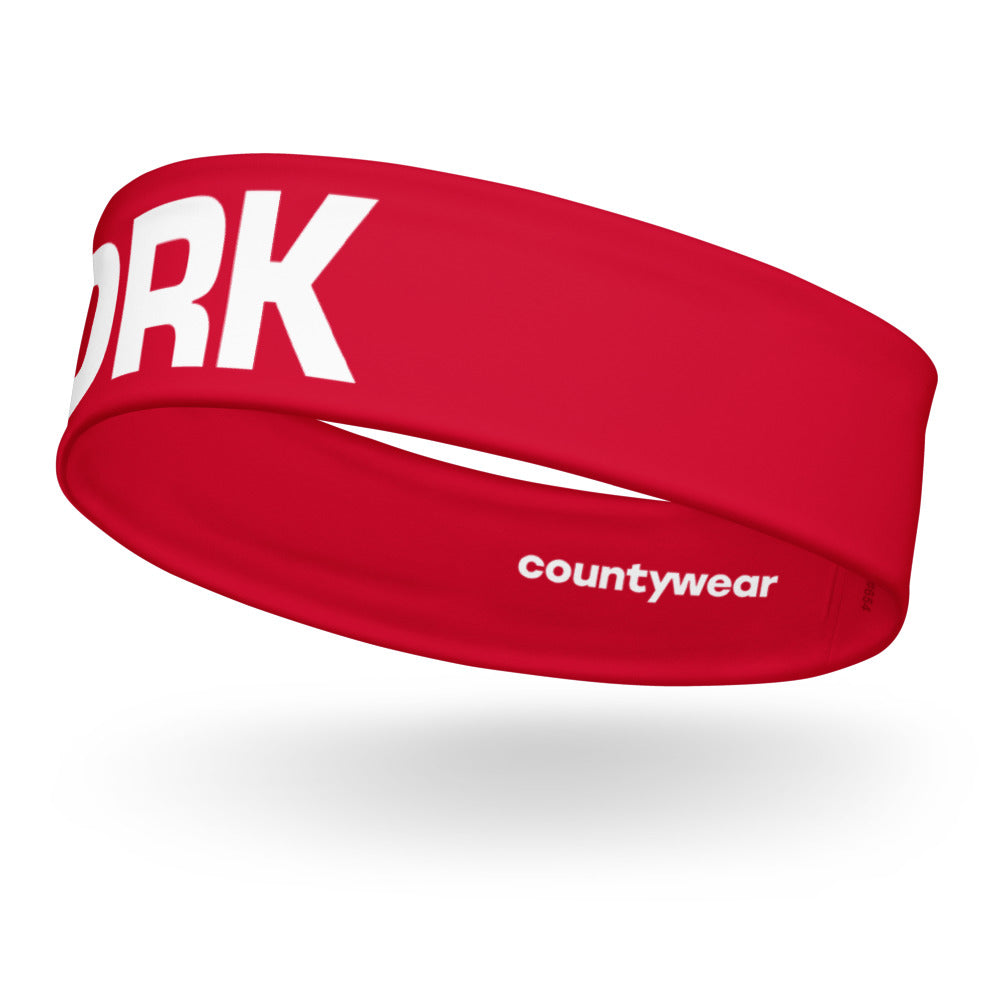 Cork Headband Red And White County Wear