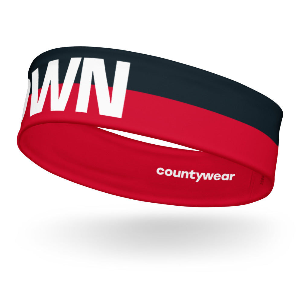 Down Headband Black And Red County Wear