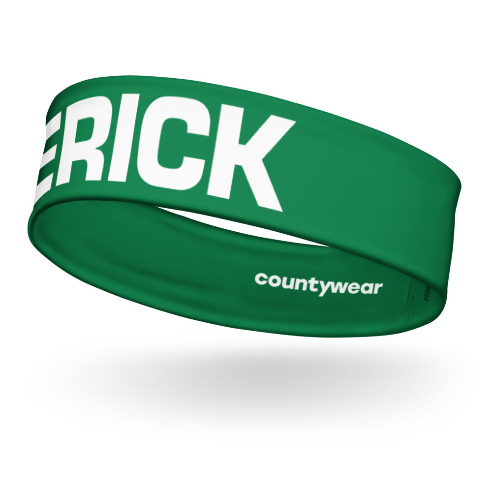 Limerick Headband Green And White County Wear