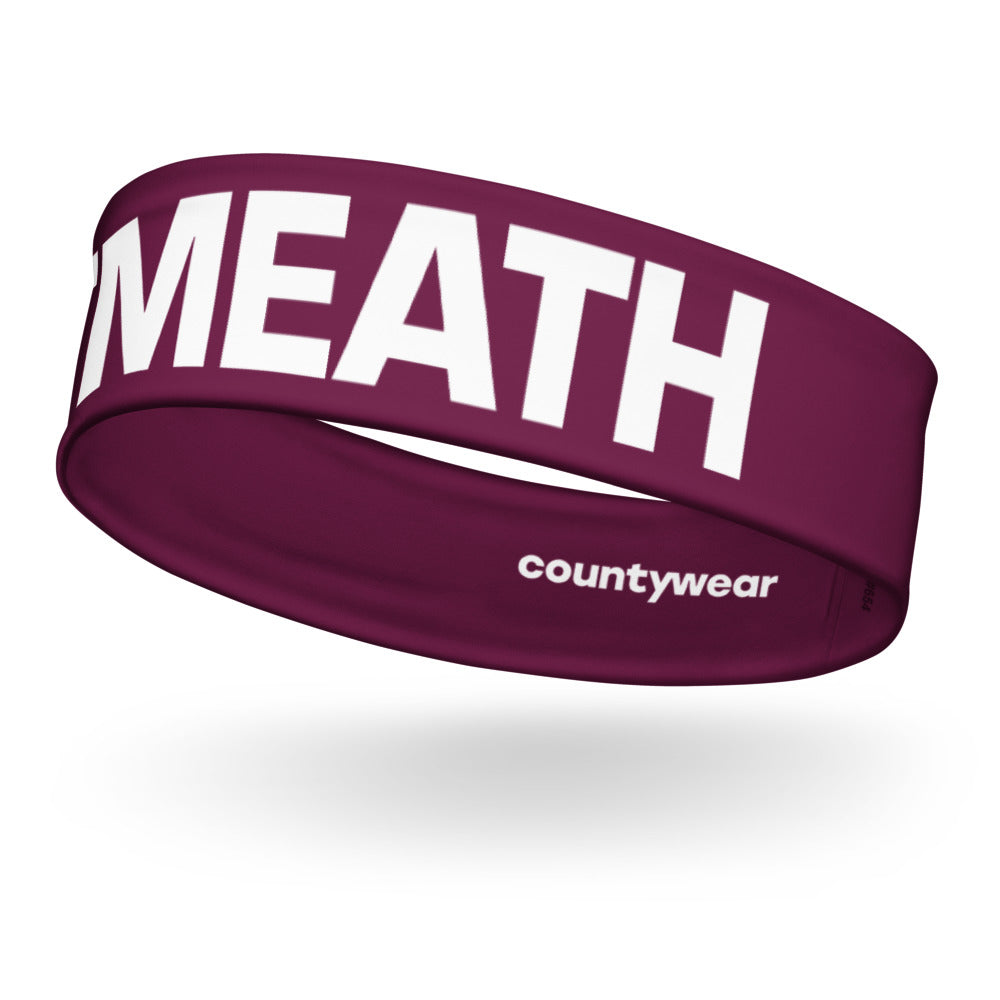 Westmeath Headband Maroon And White County Wear