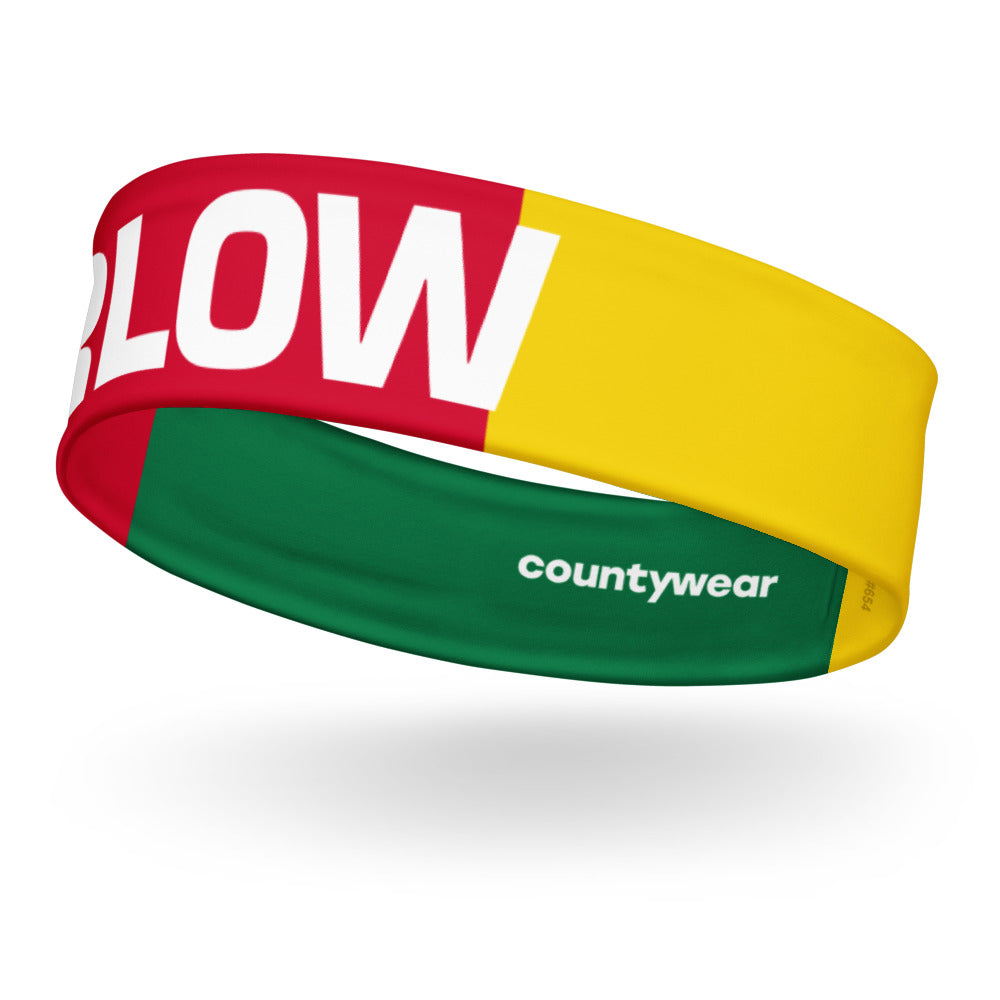 Carlow Headband Green, Red And Yellow County Wear