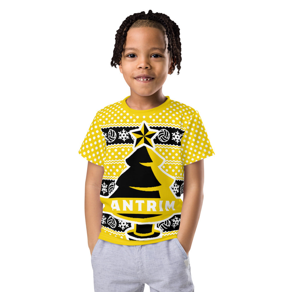 Antrim Christmas Jumper T-Shirt Kids County Wear