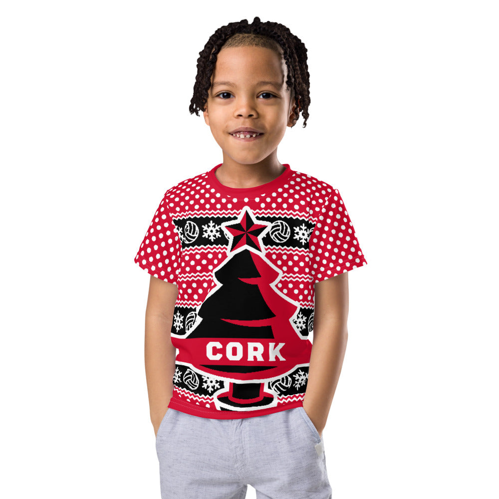 Cork Christmas Jumper T-Shirt Kids County Wear