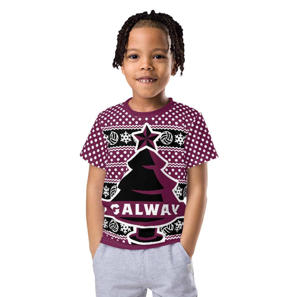 Galway Christmas Jumper T-Shirt Kids County Wear