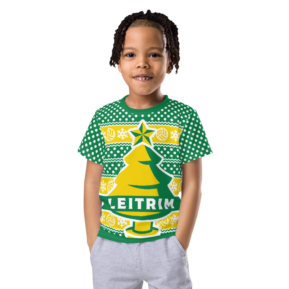 Leitrim Christmas Jumper T-Shirt Kids County Wear