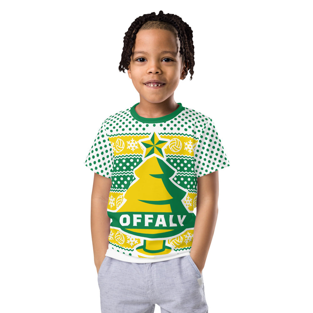 Offaly Christmas Jumper T-Shirt Kids County Wear