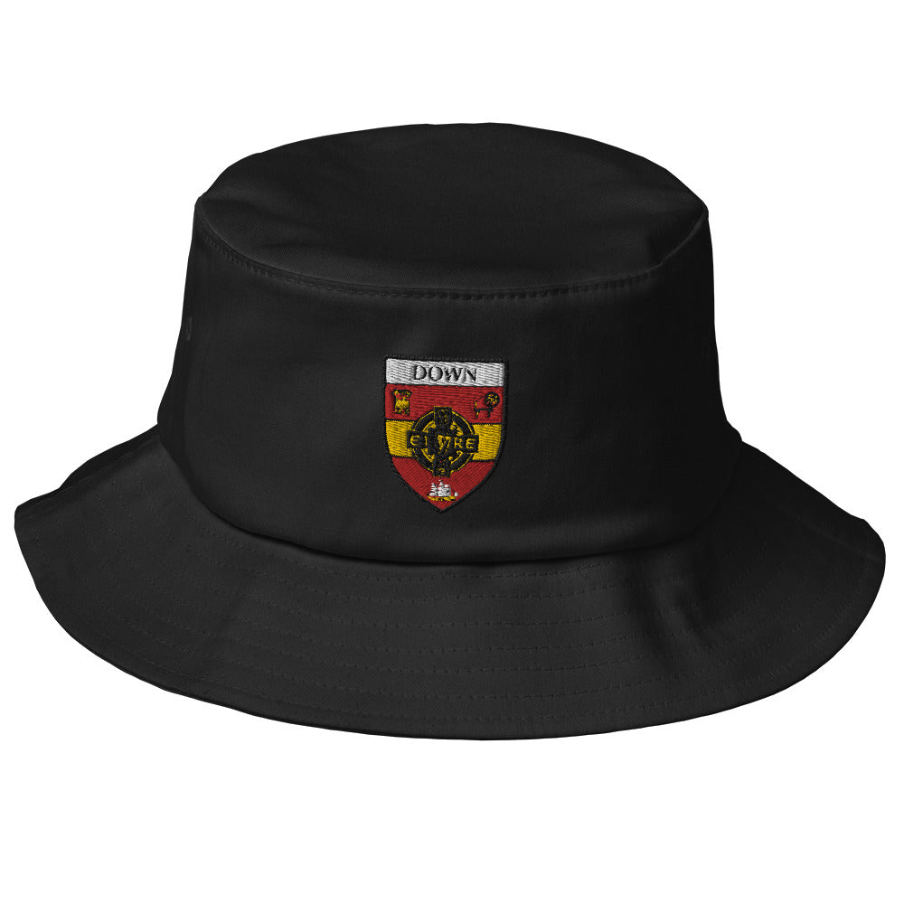Down Bucket Hat Flexfit Black County Wear