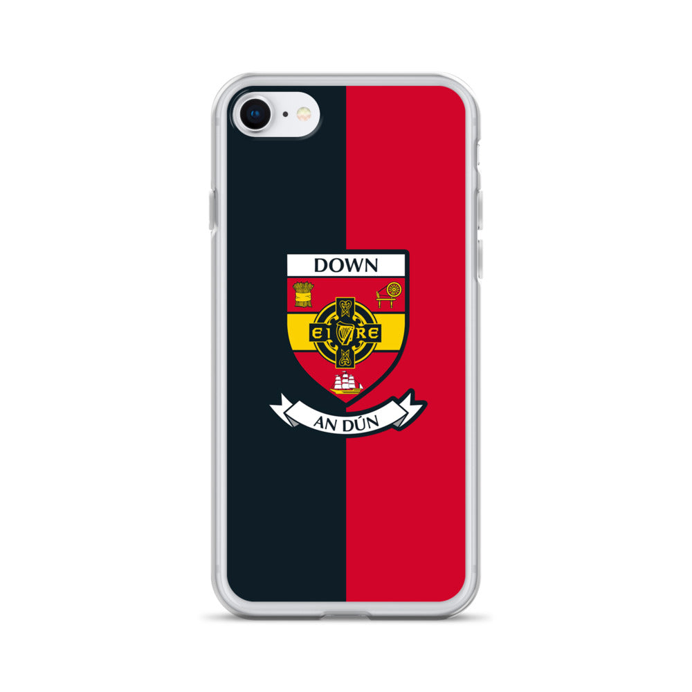 Clear Down Phone Case County Crest