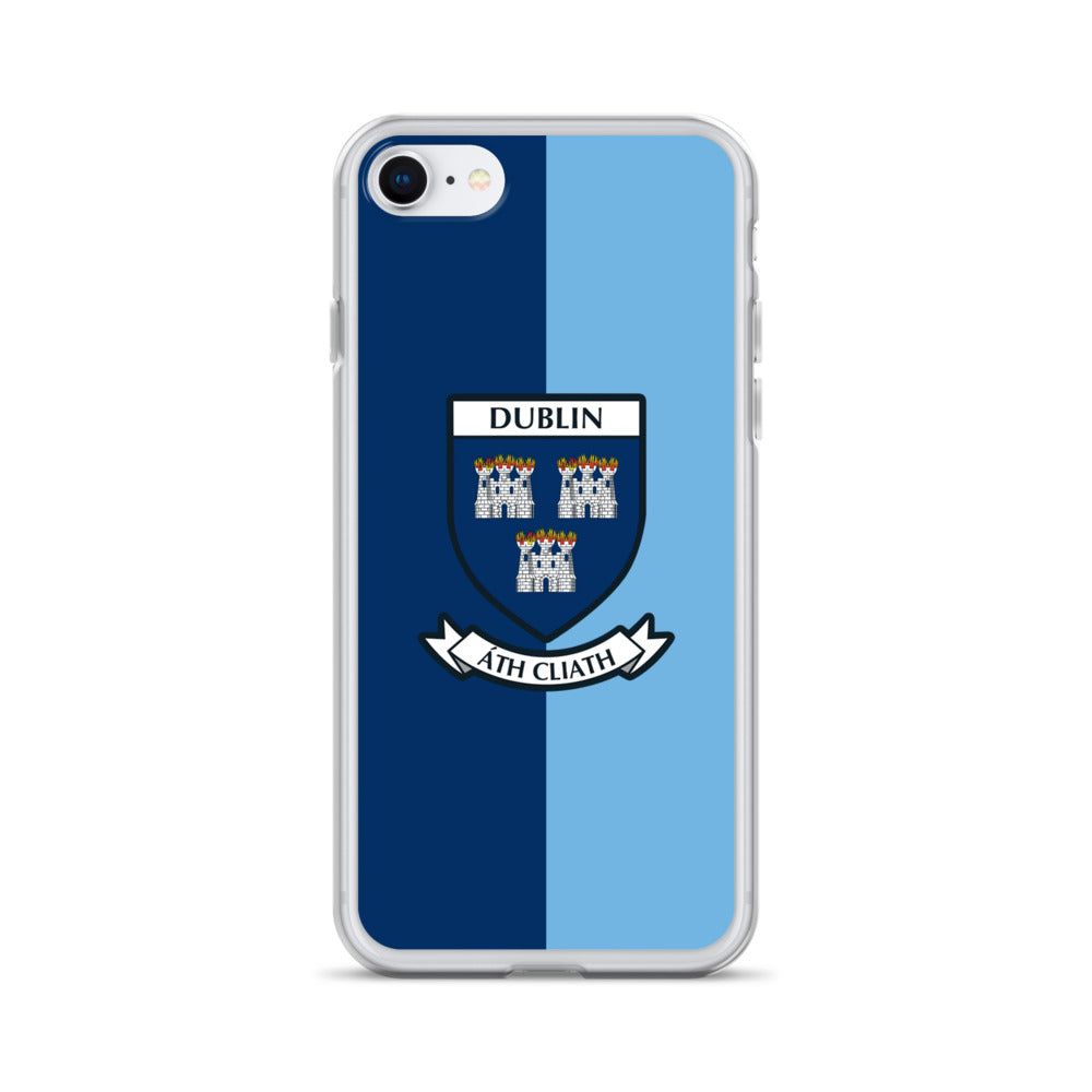 Clear Dublin Phone Case County Crest