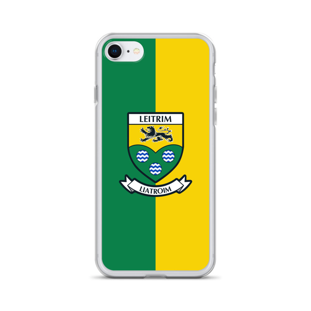 Clear Leitrim Phone Case County Crest