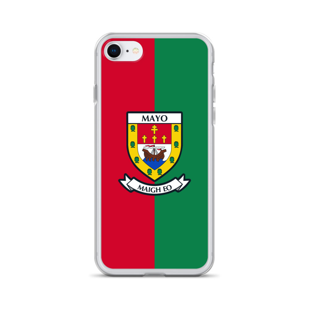 Clear Mayo Phone Case County Crest