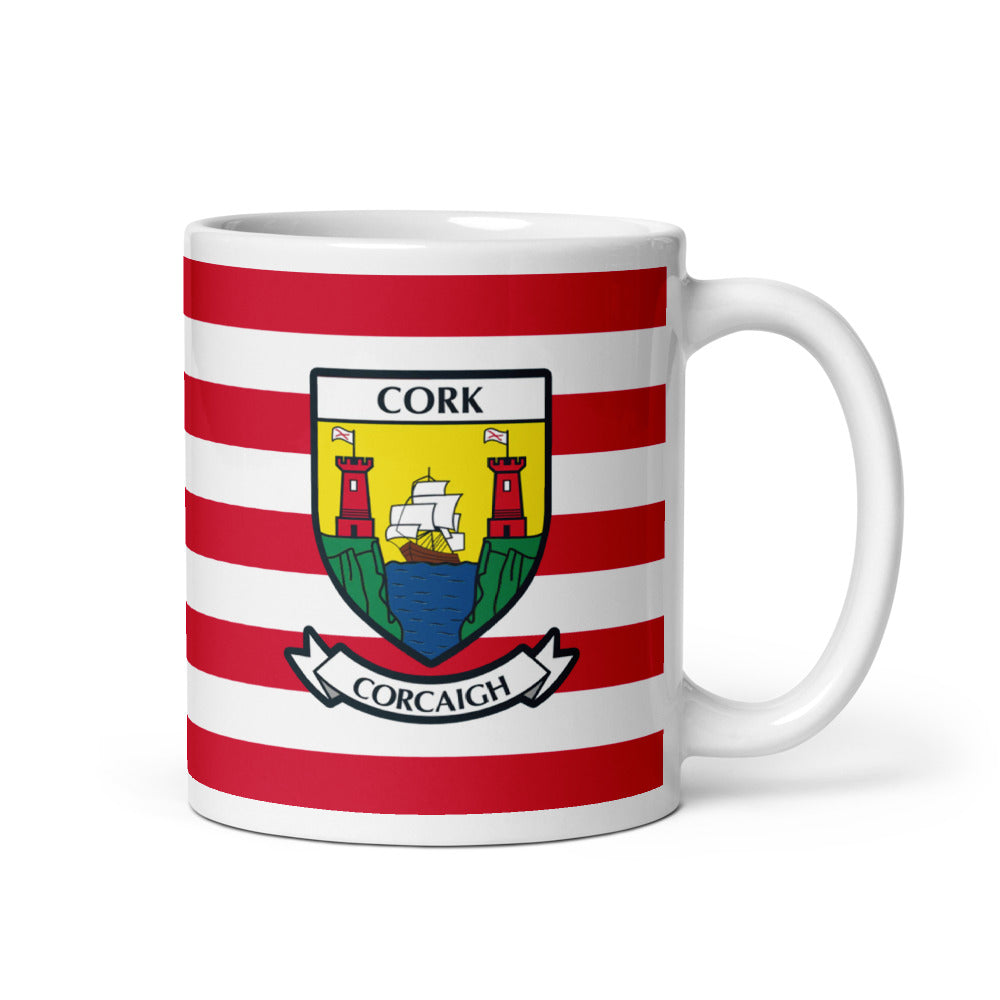 Cork Mug Retro Stripes